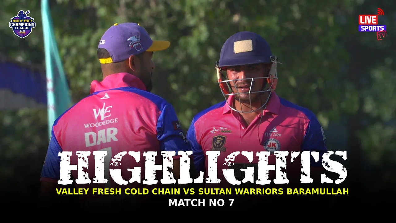 Valley Fresh Cold Chain vs Sultan Warriors Baramullah